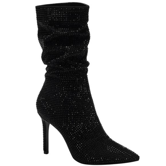 Thalia Sodi Rhinestone Mid Calf Boots - Picture 1 of 11